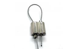 China Nickel Paint Zinc Alloy Looping Gripper Wire Suspension Kit For Lighting supplier