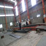 Q235 Construction Pre Fabricated Steel Buildings With Sandwich Panel Roof Cladding