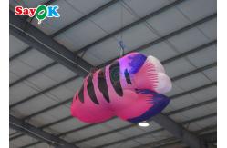 China Big Oxford LED Inflatable Flying Fish For Amusement Parks supplier