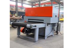 China Double blade board edger wood saw machine, Slab Edger Saw with Laser positioning supplier
