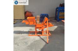China Manual 2-40 Clay Mud Brick Making Machine Clay Interlocking Blocks supplier