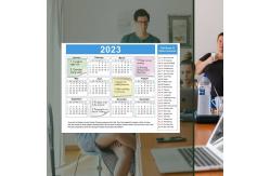 China Double Sides Sticky Display Board Removable Glue Calendar Memo Board supplier