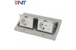 China Silver /  Gold Pop Up Socket , Waterproof Pop Up Electrical Outlet supplier