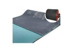 China Conveyor Drum Diamond Groove Rubber Sheet For Pulley Lagging supplier