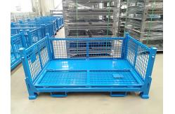 China Customized Collapsible Pallet Cages With Padlock Locking System supplier