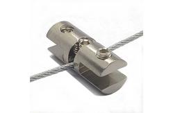 China New Hot Selling Item Display Fixture Glass Clamp For Cable Display System supplier