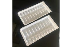 China Eco Friendly Transparent PET Ampoule Packaging Tray 10ml Vial Box supplier