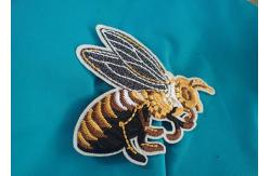 China Woven Custom Clothing Patches , Pink Lovely Band Embroidered Patches for baby Clothing supplier