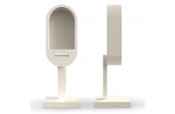 China White-Phone-Booth-with-Audio-Guestbook-Phone supplier