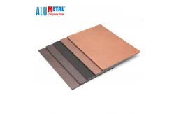 China 1.22M Steel Sandwich Aluminum Composite Panel Cladding 3mm Anodized Finish supplier