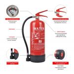 Stainless Steel / Carbon Steel Material Water Fire Extinguisher Brass Valve Type for sale