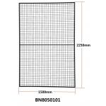 Assembled Pallet Rack Back Guard , Square Tube Framed Wire Mesh Panels