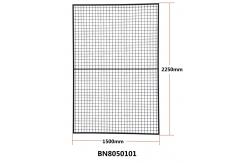 China Assembled Pallet Rack Back Guard , Square Tube Framed Wire Mesh Panels supplier
