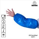 Waterproof LDPE Disposable Oversleeve Food Contact Safe PE Sleeve Cover for sale