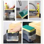 Space Saving 385ml 2in1 Foaming Liquid Soap Dispenser