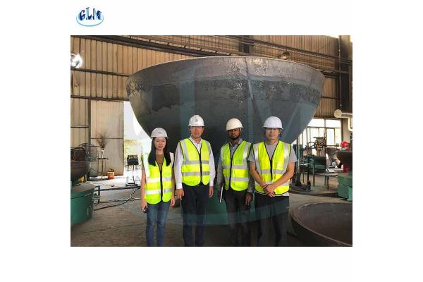SA516 Gr60 2:1 Elliptical Head Dish End 1800mm Diameter 15mm Thickness