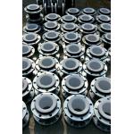 PTFE Lined Single Sphere Rubber Expansion Joint For Flange Connection And Bendable