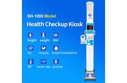 China Ultrasonic Digital Height Weight Blood Pressure Scale Body Fat Analyzer Scale SH-1000 supplier