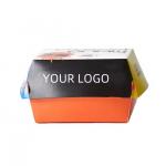Customized Fast Food Delivery Disposable Burger Paper Boxes Ideal for Kraft Cardboard Packaging for sale