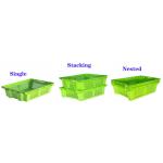 Nestable Plastic Crate Stackable Eco-Friendly, Durable Customizable, Space-Saving & Compliant With Global Standards for sale