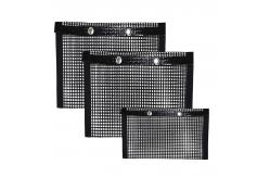 China 12 x 9.5 Inch BBQ Mesh Grill Bags  Reusable Grilling Pouches supplier