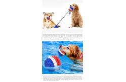 China Anxiety Relief Interactive Pet Toys Dog Toy Sucker Drawstring Ball 430g supplier