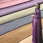 Sustainable 150cm Stretch Chiffon Crepe Woven Fabric Poly Crepe Dress Material for sale