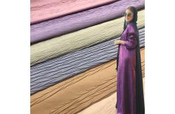 China Sustainable 150cm Stretch Chiffon Crepe Woven Fabric Poly Crepe Dress Material supplier