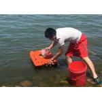 Orange catamaran bait boat lithium battery power and ABS plastic type for sale