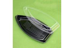 China Recyclable Disposable Plastic Sushi Sashimi Platter supplier