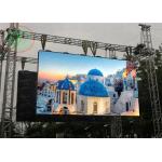 Full color outdoor stage screen P 4.81 LED display 43222 dot pixel density for sale