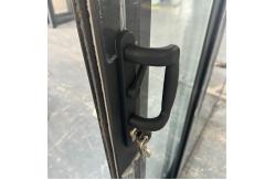 China Thermal Break Alumimum Sliding Glass Door Manual Roller Shutter Double Tempered Glass supplier