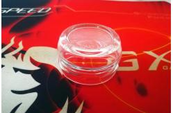 China High Transparent Glass Caviar Jar 1oz 28-30gram With Metal Lid FDA Approved supplier