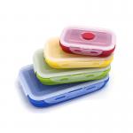 FDA Approved Portable Mini Silicone Collapsible Lunch Box