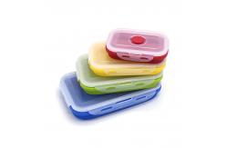China FDA Approved Portable Mini Silicone Collapsible Lunch Box supplier
