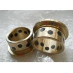 Casting Copper Flanged Bronze Bearings / 210 HB Cylinder Bearing for sale