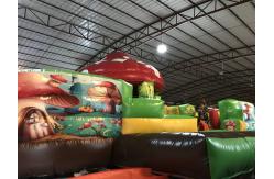 China Inflatable Mushroom Fun City Round Shape UV - Resistance NO Lead supplier