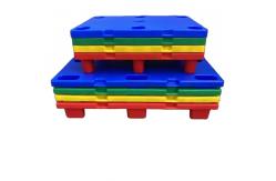 China 1200X1000X150mm LYCW-1210C Blue Plastic Pallet With Steel Bar supplier