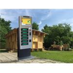 Winnsen Multi Languages Cell Phone Charging Stations Kiosks With 6 Digital Lockers for sale
