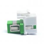 SC APC Simplex Keystone Adapter with Flange Loading Test ≥ 70 N Storage Temp. 40°C to 85°C for sale
