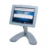 Lockable Anti Theft Display Stand IPad Flexible Stand Holder With V Shaped Base