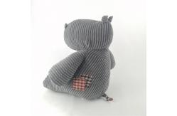 China Customized Stuffed Animal Toy Child Friendly Loveable Face Hippopotamus With 10mm Velvet supplier