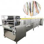 Automatic Pocky Biscuit Coating Machine Finger Biscuit Stick Biscuit Enorbing Line