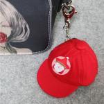 Christmas Decorating Embroidery Keychain/key Tag /key Fob,Embroidered Fabric Key Chain,Baseball Cap Keyring for sale