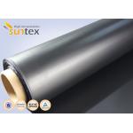 Air Condition System Chemical Resistant Fabric For Flexible Duct Connector Neoprene Black Fiberglass Fabric for sale