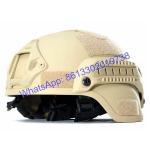 MICH2000 Ballistic Helmet 4-point Chin Strap Foam Pads Suspension NIJ IIIA Protection for sale