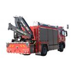 SINOTRUK HOWO 15m 3 Sections Aerial Operate Arm   340 Horsepower 4X2 Emergency Rescue Fire Truck for sale