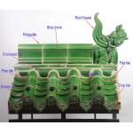 Antique Building Materials Chinese Glazed Roof Tiles Traditional Architecture Asian Decorative for sale