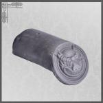 Antique Asian Style Chinese Clay Roof Tiles Eaves Ceramic Roof Tiles for sale