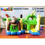 Children Inflatable Bouncer Gorilla Jumping Castle For Garden / Playground for sale